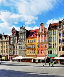 Market Square Wroclaw Poland Paint By Number