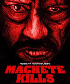 Machete Kills Movie Poster Paint By Number