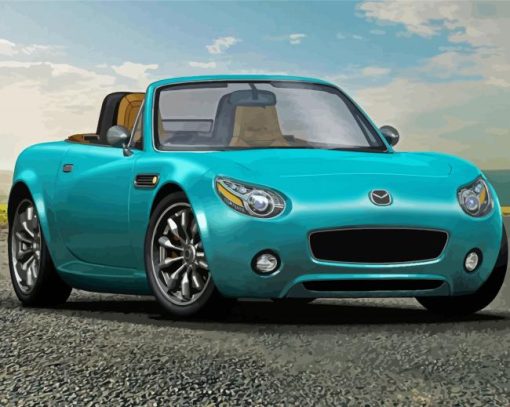 Mazda MX 5 Miata Paint By Number