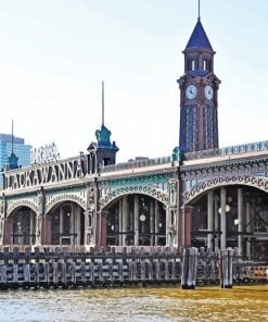 New Jersey Hoboken Terminal Paint By Number