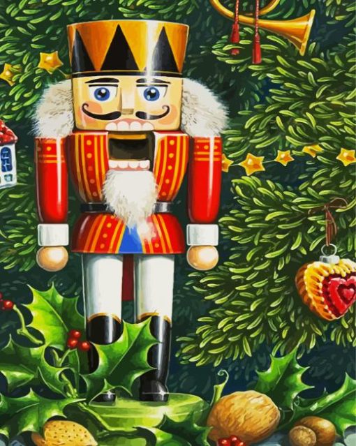 Nutcracker Art Paint By Number