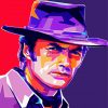 Pop Art Clint Eastwood Paint By Number