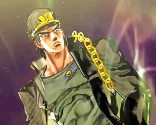 Powerfull Jotaro Kujo Paint By Number