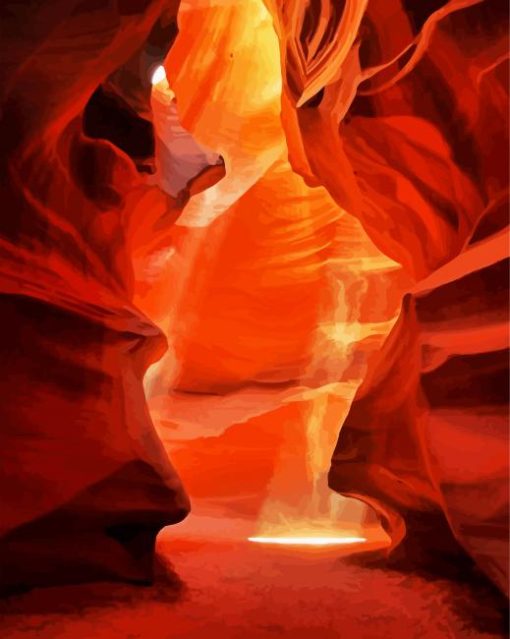 Rocks Cave Paint By Number