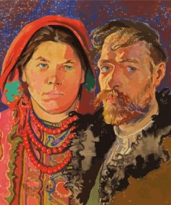 Self Portrait With Wife Wyspianski Paint By Number