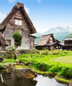 Shirakawa Japan Paint By Number