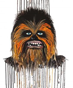 Splatter Chewbacca Paint By Number