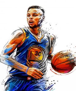 Stephen Curry Art Paint By Number