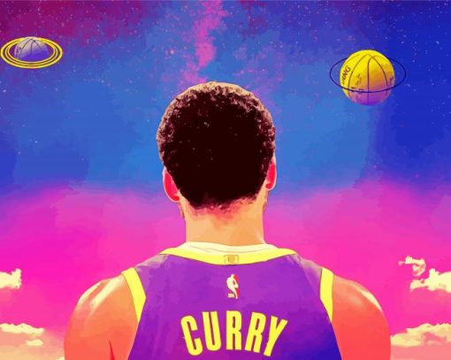 Stephen Curry Basketball Players Paint By Number