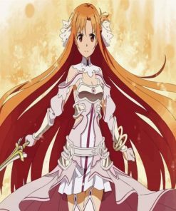 Sword Art Online Asuna Anime Paint By Number