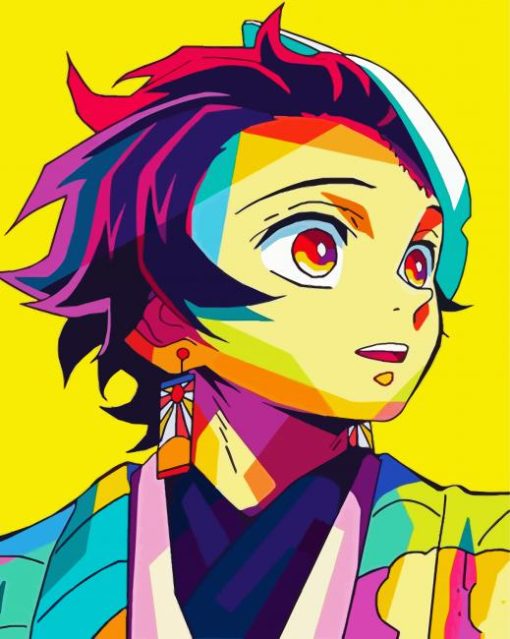 Tanjirou Pop Art Paint By Number