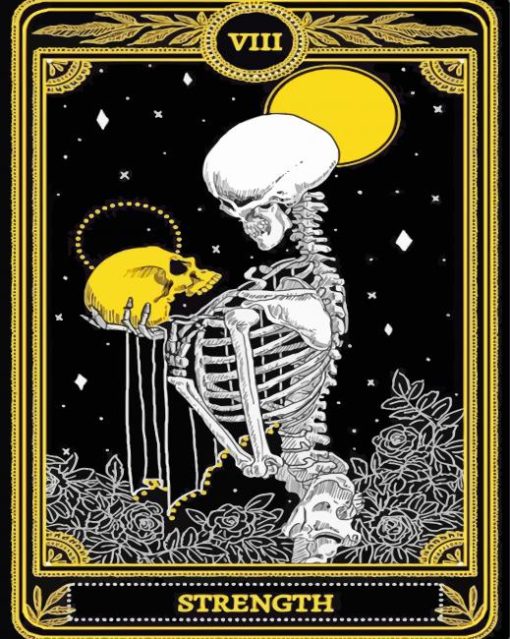 Tarot Skull Paint By Number