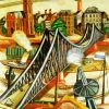 The Iron Bridge View Of Frankfurt By Beckmann Paint By Number