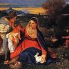 The Madonna Of The Rabbit By Tiziano Paint By Number