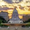 State Capitol Madison Building Paint By Number