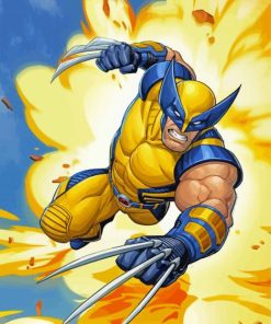 Wolverine Illustration Paint By Number