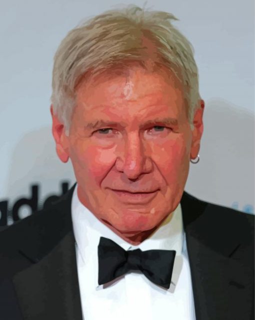 Actor Harrison Ford Celebrity Paint By Number