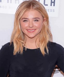 The Actress Chloe Moretz Paint By Number