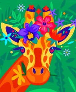 Aesthetic Giraffe Paint By Number