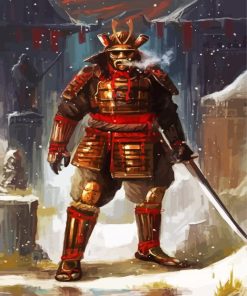 Aesthetic Samurai Paint By Number