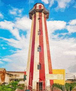 Aesthetic The Georgetown Lighthouse Guyana Paint By Number