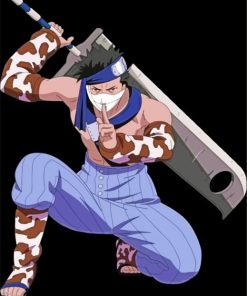 Aesthetic Zabuza Momochi Anime Paint By Number