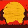 Aesthetic Silhouette Samurais Paint By Number