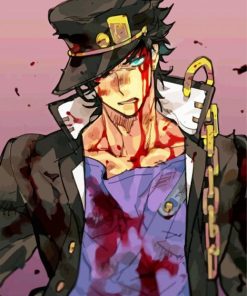 Bloody Jotaro Kujo Paint By Number