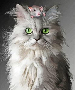 Cat And Mouse Paint By Number