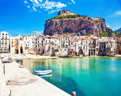 Cefalu City Paint By Number