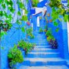 Chefchaouen Blue Streets Paint By Number