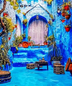 Chefchaouen City Paint By Number