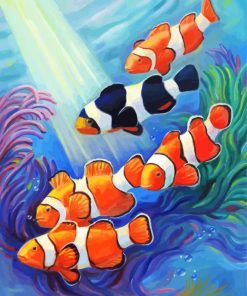 Clownfish Family Paint By Number