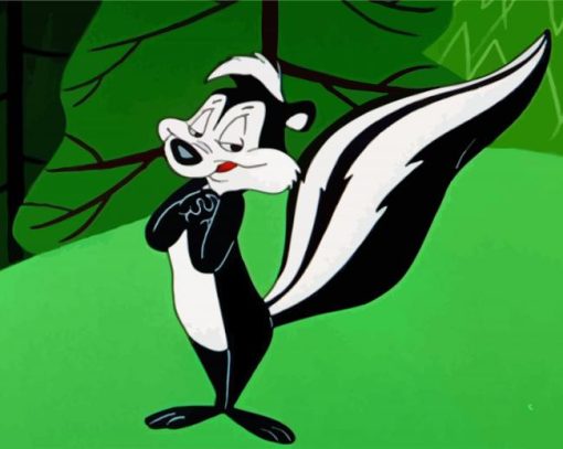 Cute Pepe Le Pew Paint By Number