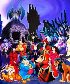 Disney Supervillains Paint By Number