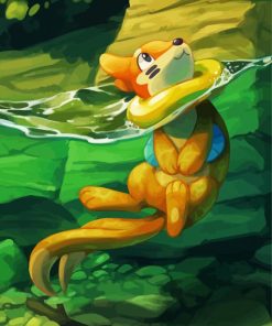 Buizel Art Paint By Number