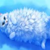 Fluffy White Cat Paint By Number