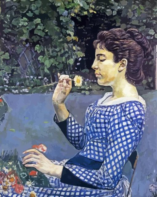 Helene Weigle Portrait Hodler Art Paint By Numbe