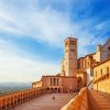 Italy Basilica of San Francesco d'Assisi At Sunset Paint By Number