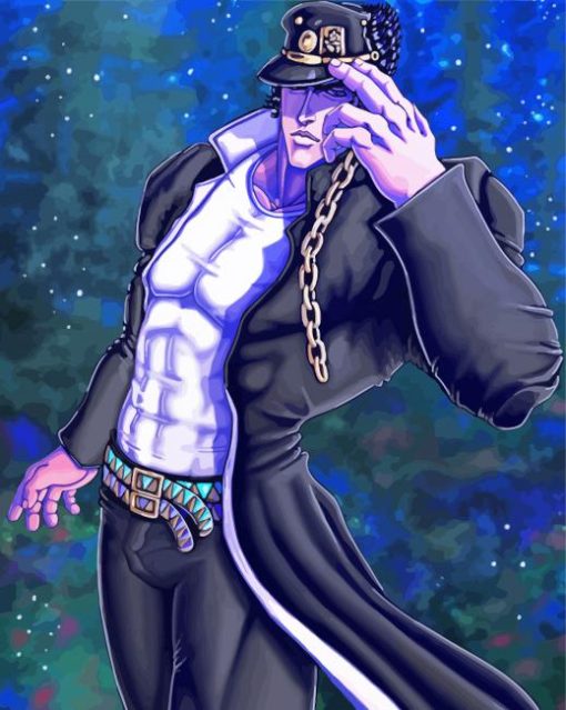 Jojos Bizarre Adventure Jotaro Kujo Paint By Number