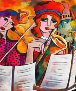 Musician Ladies Paint By Number