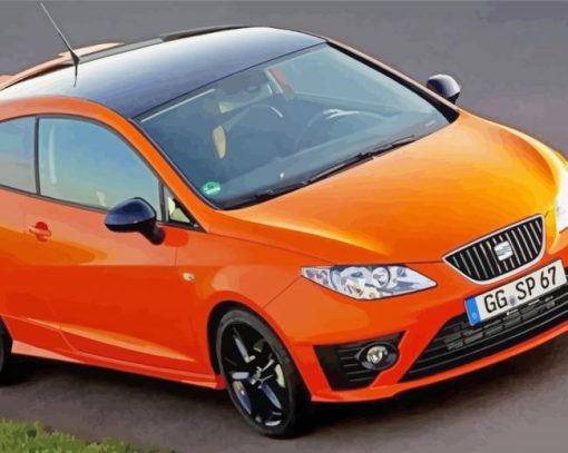 Orange Cupra Paint By Number