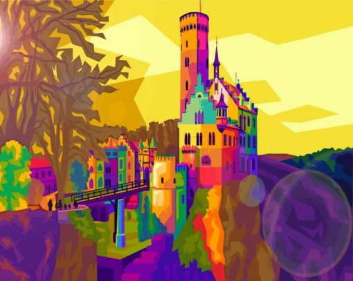 Pop Art Castle Paint By Number