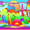 Pop Art Landscape Paint By Number