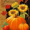 Pumpkins And Sunflowers Paint By Number