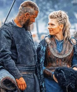 Ragnar And Lagertha Paint By Number