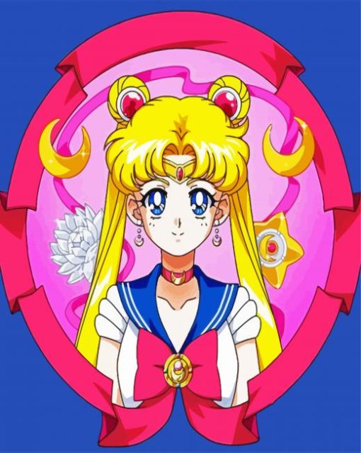 Sailor Moon Empire Tsukino Paint By Number