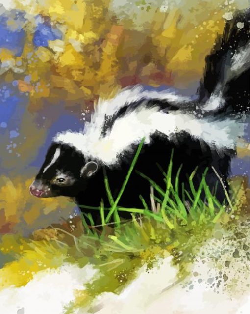 Skunk Animal Paint By Number