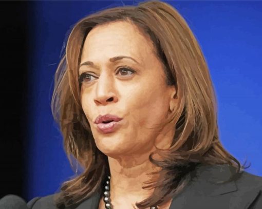 United States Vice President Kamala Harris Paint By Number