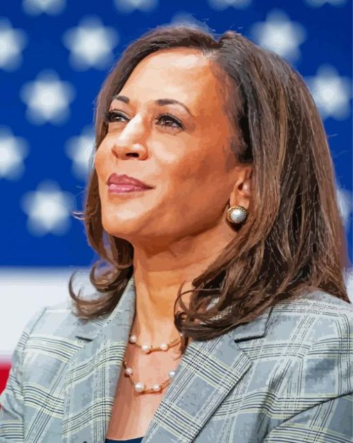 Vice President Kamala Paint By Number